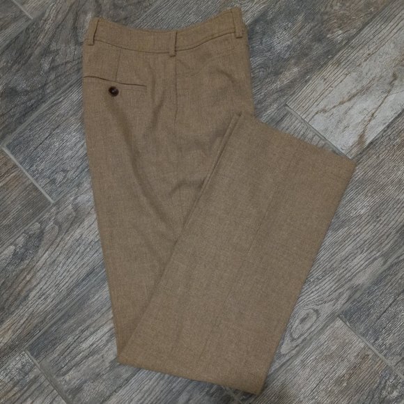 Bogner Wool Flannel Straight Leg Pants UNWORN - Picture 1 of 16